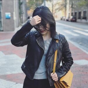 AllSaints Black Leather Jacket